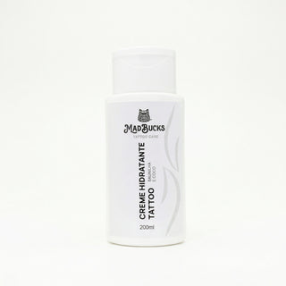 Frasco do Creme Hidratante Tattoo Madbucks de 200ml